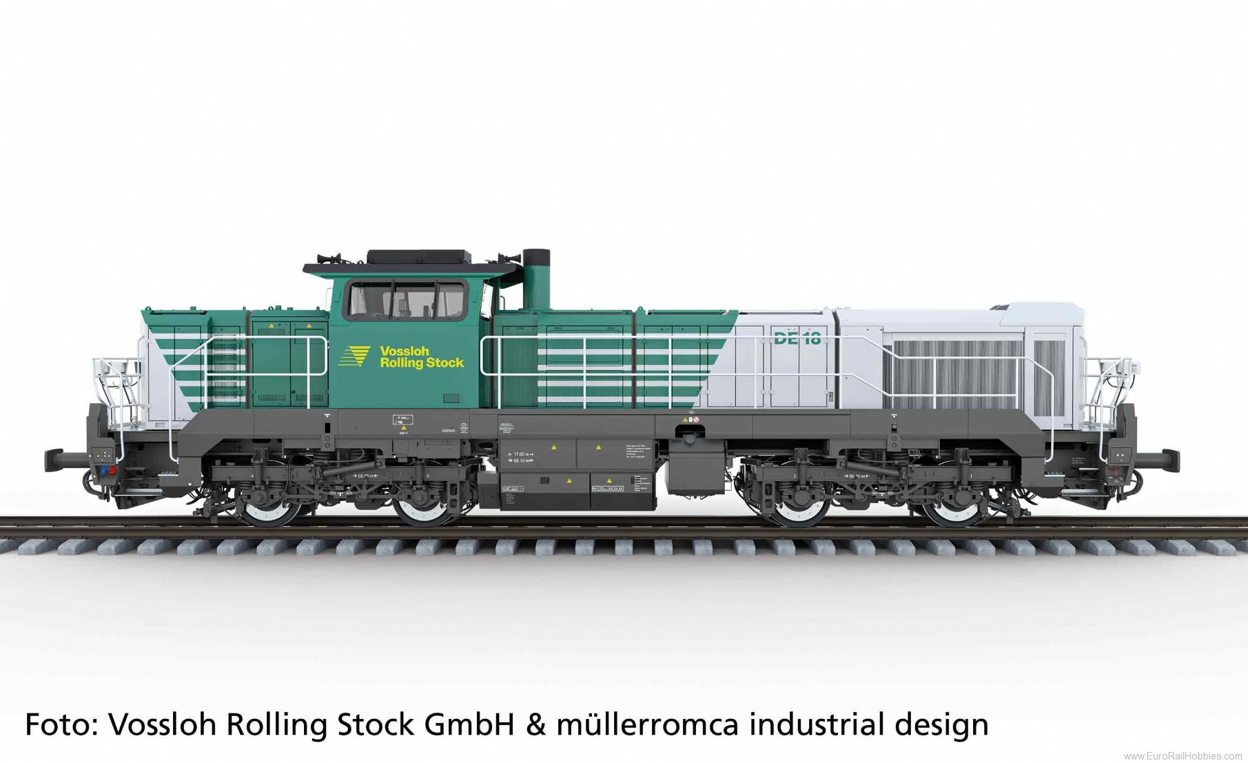 Piko 52363 Sound diesel locomotive DE18 Vossloh Rolling 