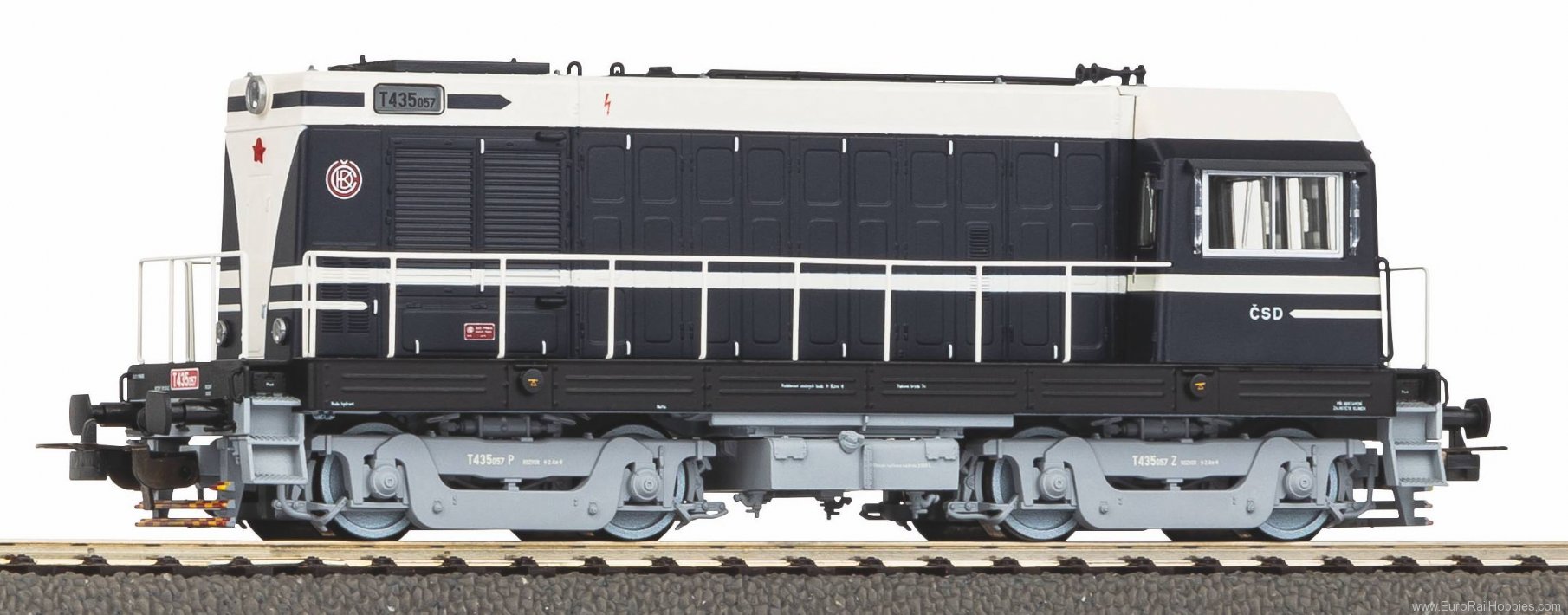 Piko 52437 Diesel Locomotive T435 CSD III (DC Piko Exper