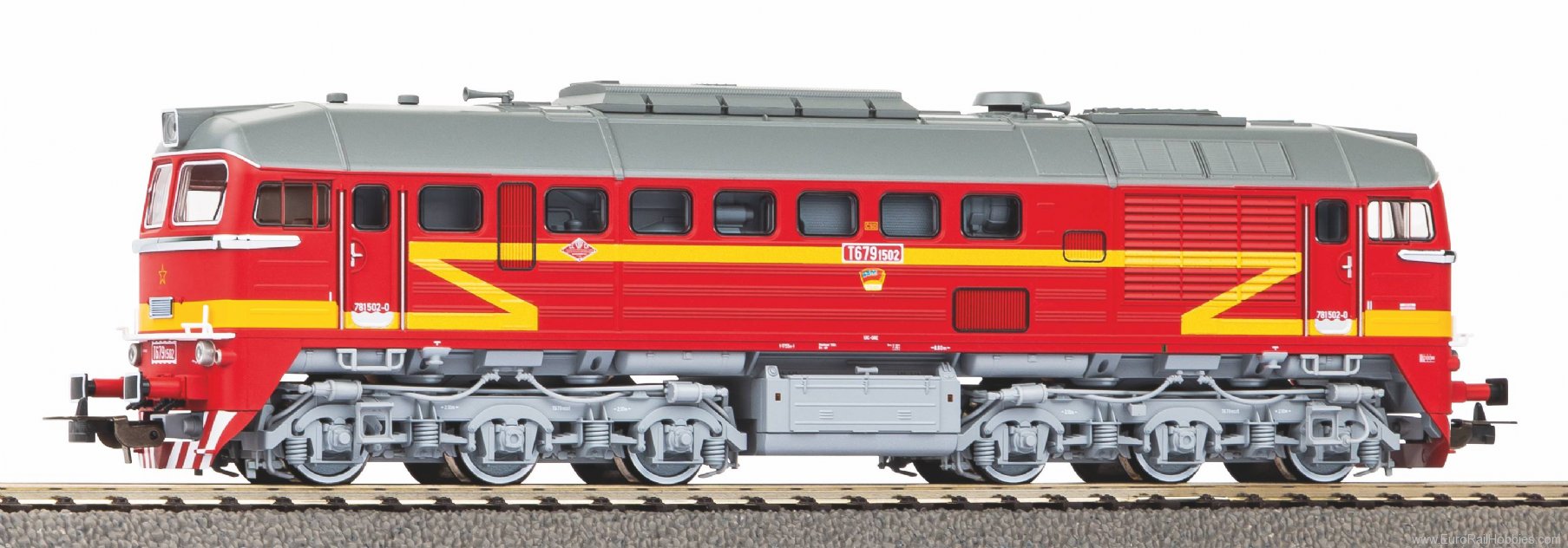 Piko 52930 Diesel Locomotive T679.1 CSD IV (DC Piko Expe