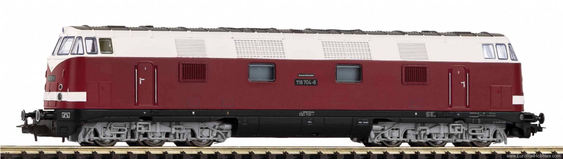 Piko 52952 Sound diesel locomotive 118 5-8 Sparlack DR I