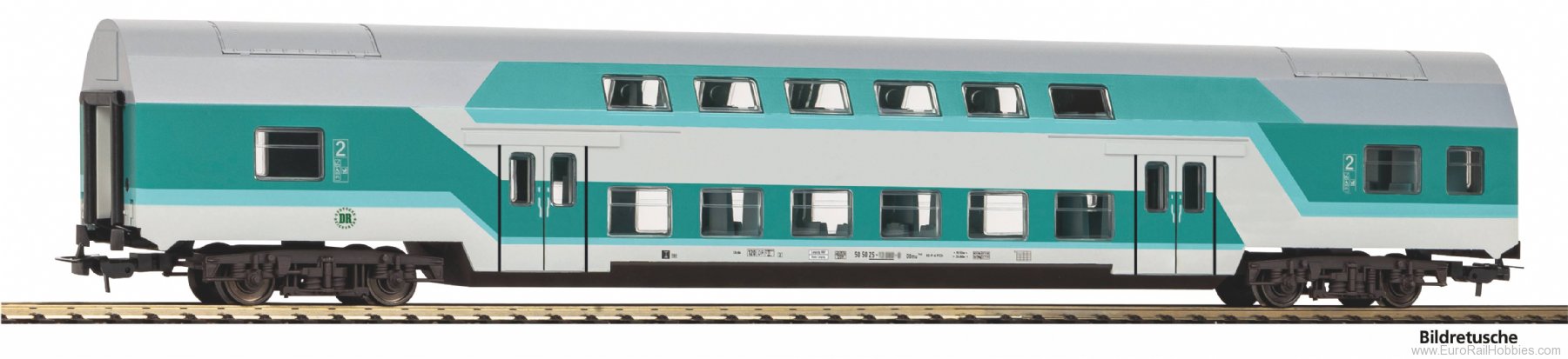 Piko 53119 DR Double Decker DBuz 747.3 mint-green Coach 