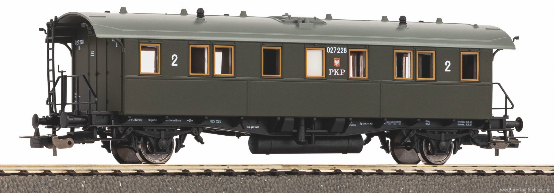 Piko 53197 Passing car 2nd class PKP III (Piko Classic N