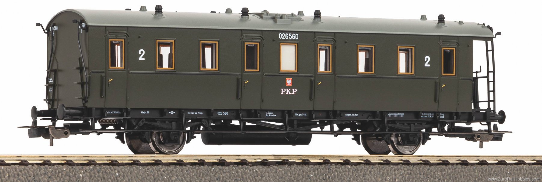 Piko 53198 Compartment car 2nd class PKP III (Piko Class