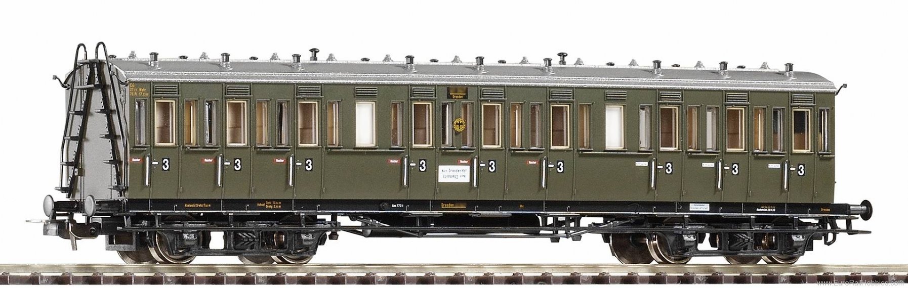 Piko 53332 3rd class compartment car C4 DRG II (Piko Cla