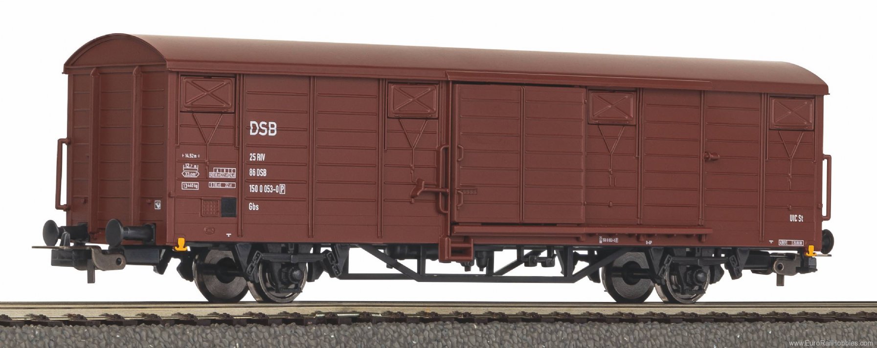 Piko 54093 Boxcar Gbs DSB IV-V (DC Piko Classic Nostalgi