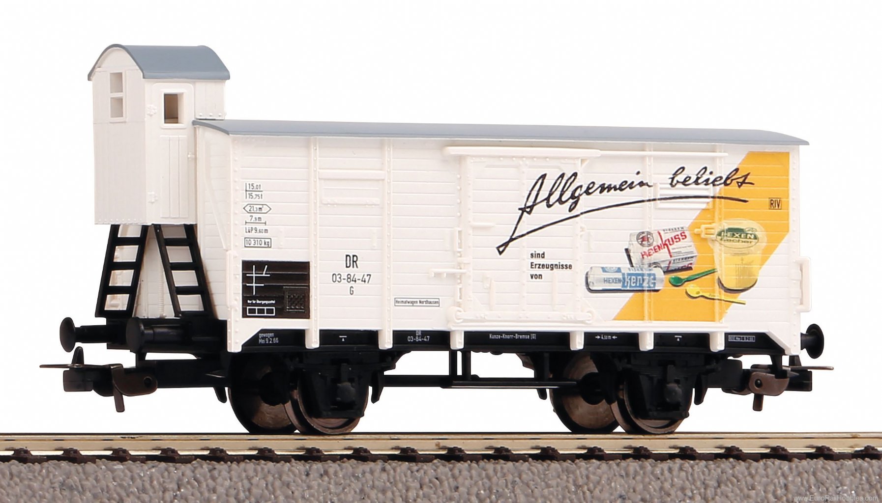 Piko 54617 Covered Goods Wagon G02 Hexenkuss DR III (Pik