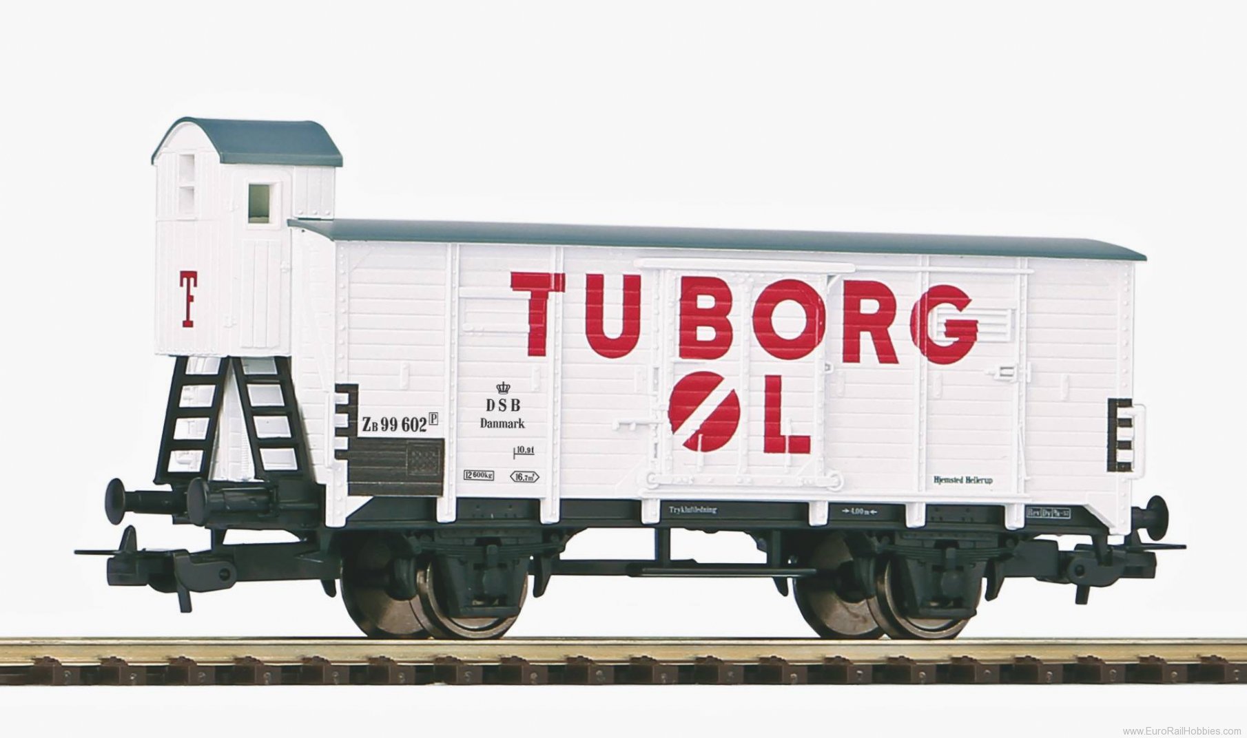 Piko 54619 Covered Goods Wagon G02 Tuborg DSB III (Piko 