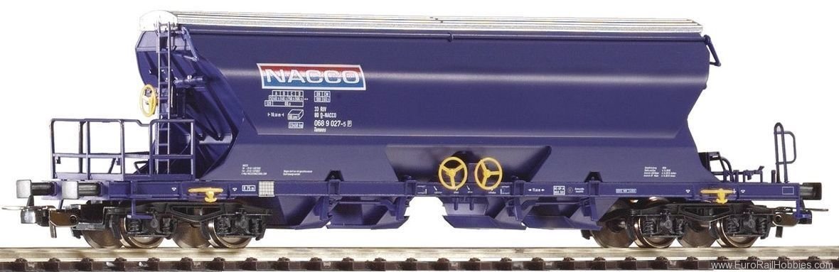 Piko 54631 4-Bay Covered Hopper Nacco DB V - Classic Lin