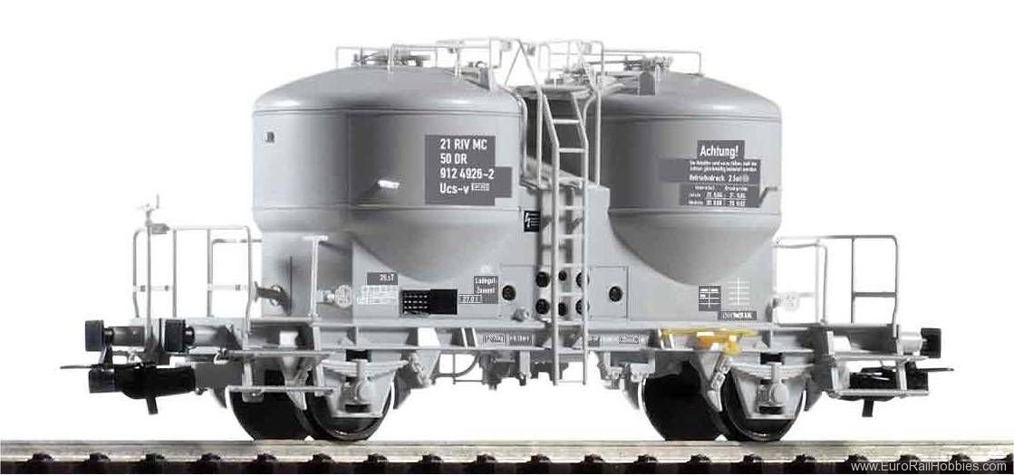 Piko 54699 Cement silo wagon Ucs DR IV with patches (Pik