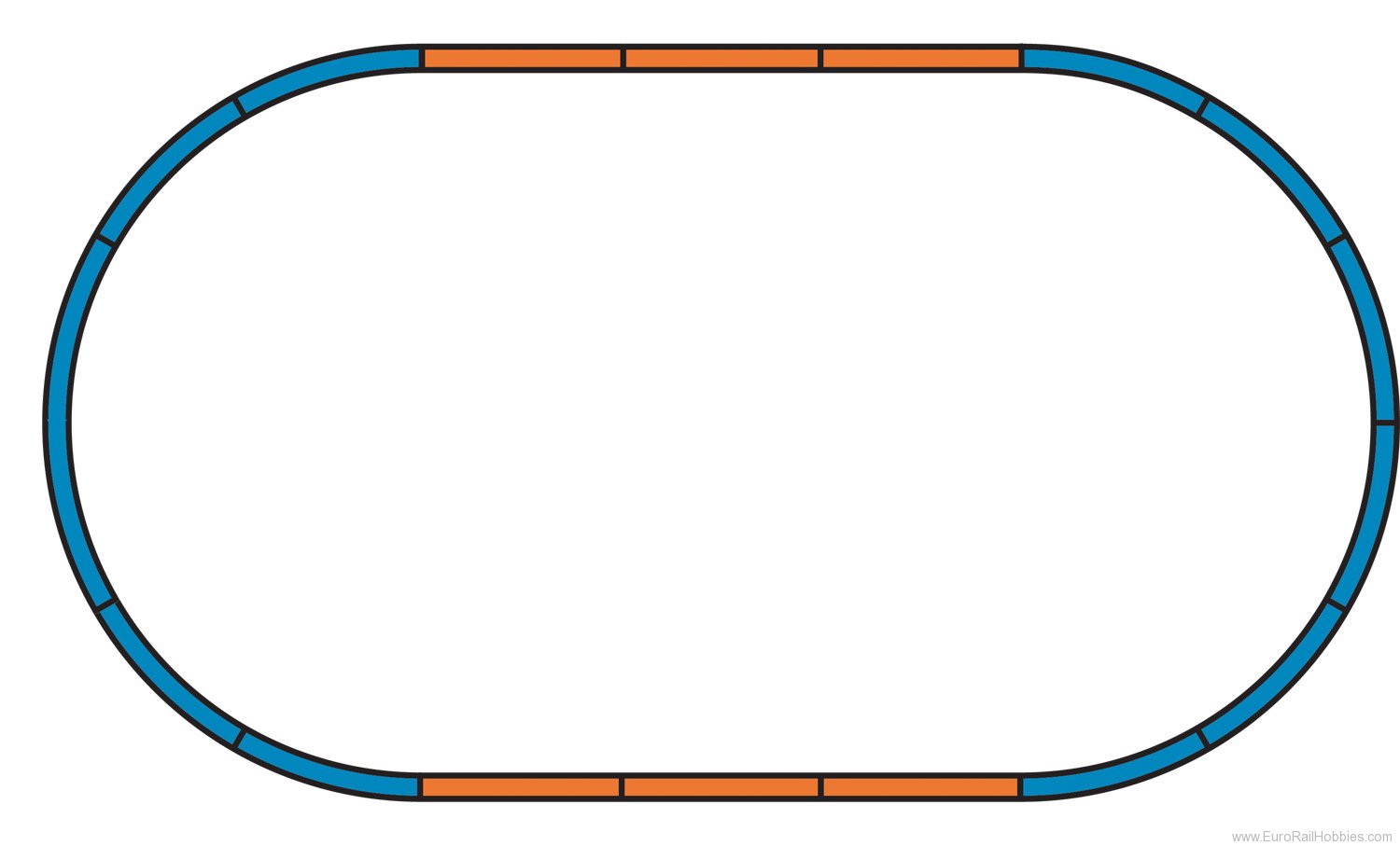 Piko 55365 PIKO A-Track Roadbed Extension sets for start
