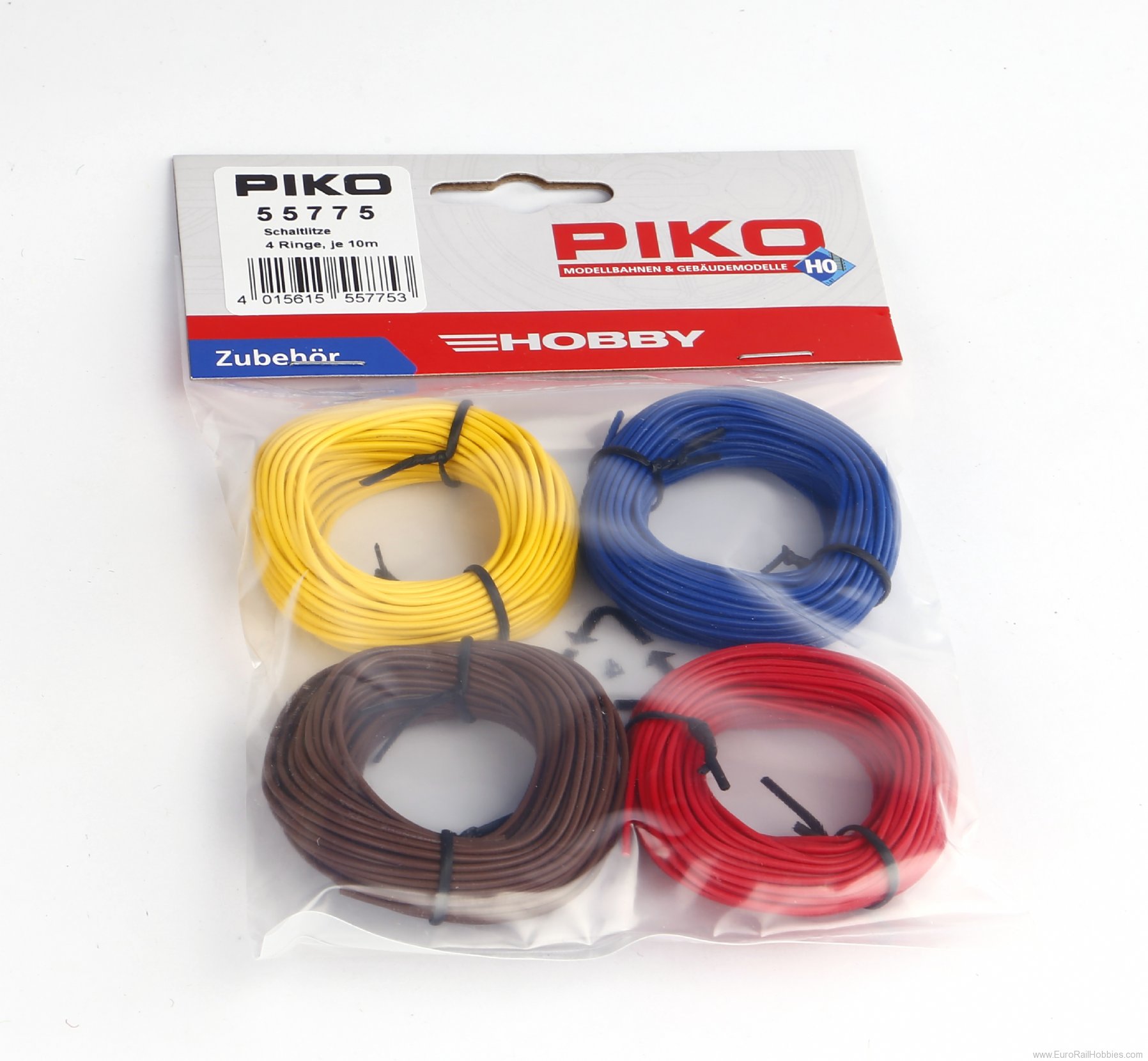 Piko 55775 Copper Wire 4 Colors 10m each