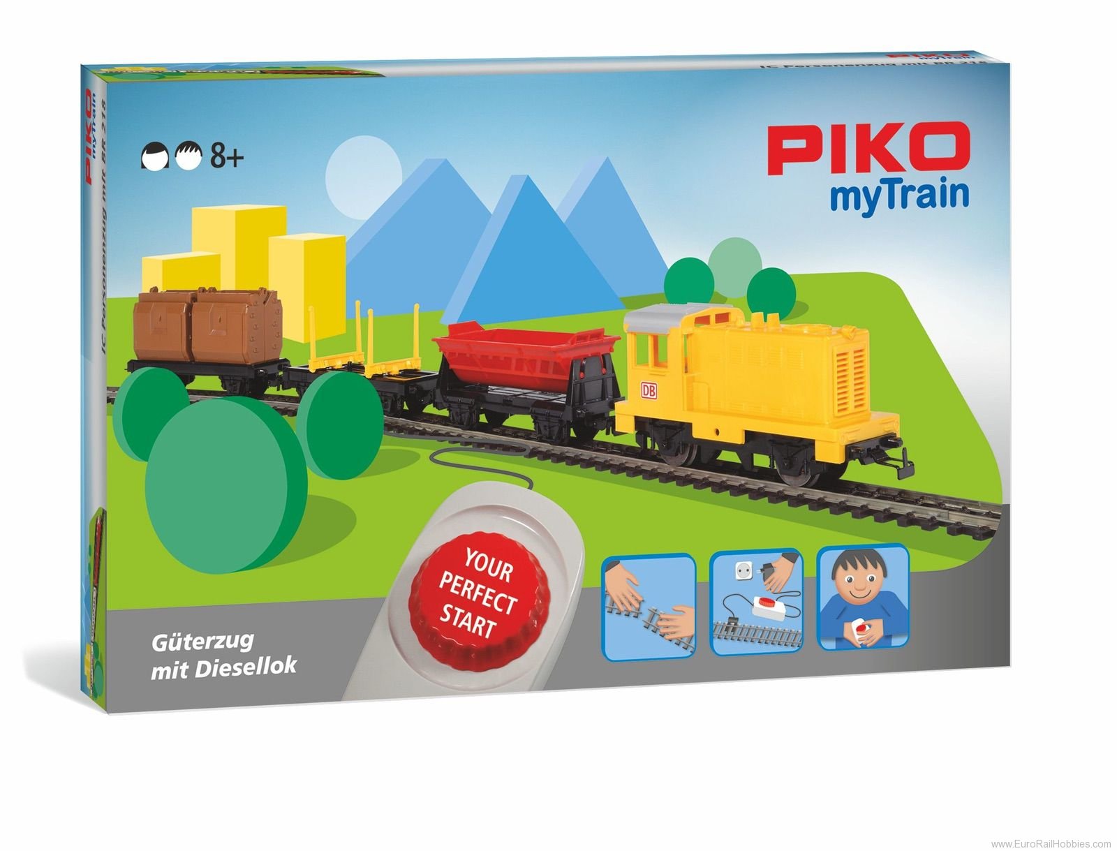 Piko 57090 myTrain Diesel Freight Starter Set 