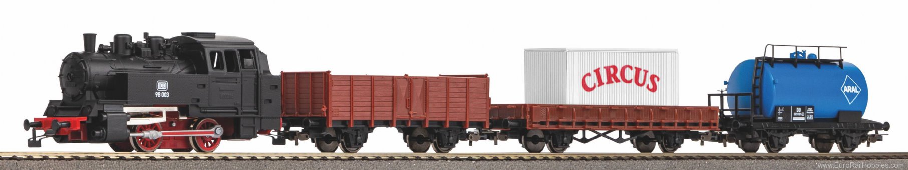 Piko 57113 Starter Set Freight Train DB, PIKO A-track w.