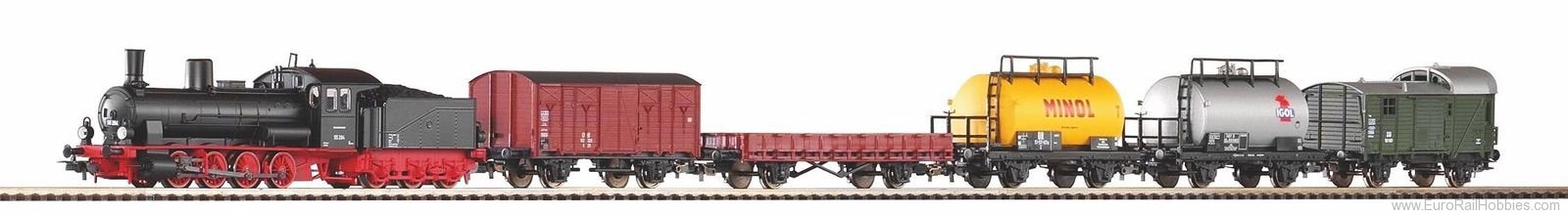 Piko 57123 Starter Set Steam locomotive G7.1 with 5 Frei