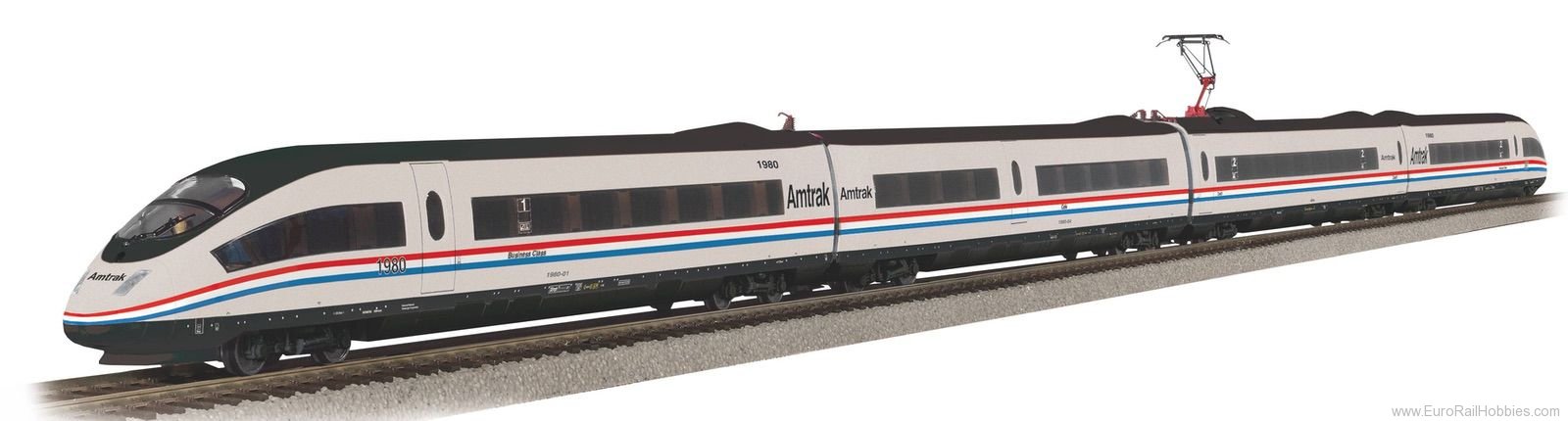 Piko 57198 Starter set with bedding track ICE 3 Amtrak