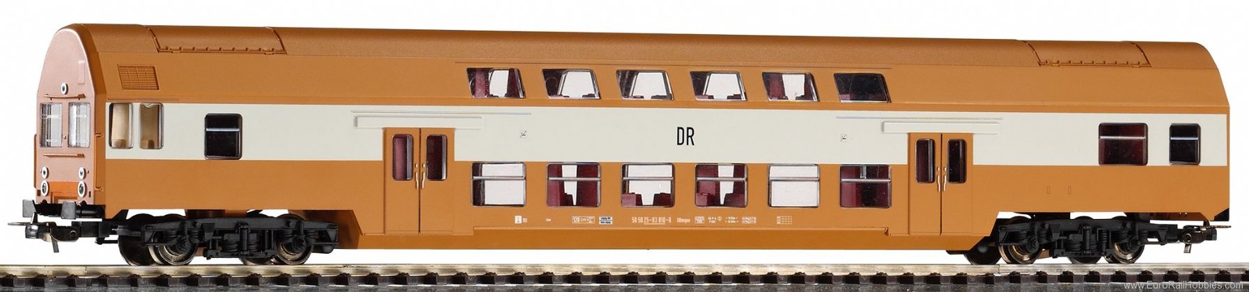 Piko 57623 Bi-Level Control Coach DR IV Brown (Piko Hobb