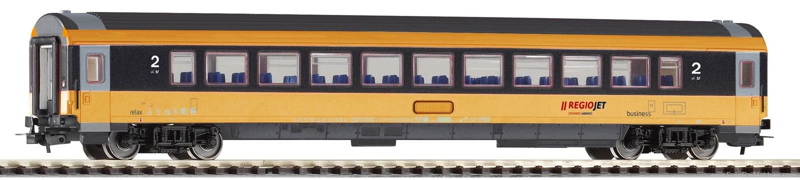 Piko 57647 IC Passenger Car Railjet, yellowÂ  (Piko Ho
