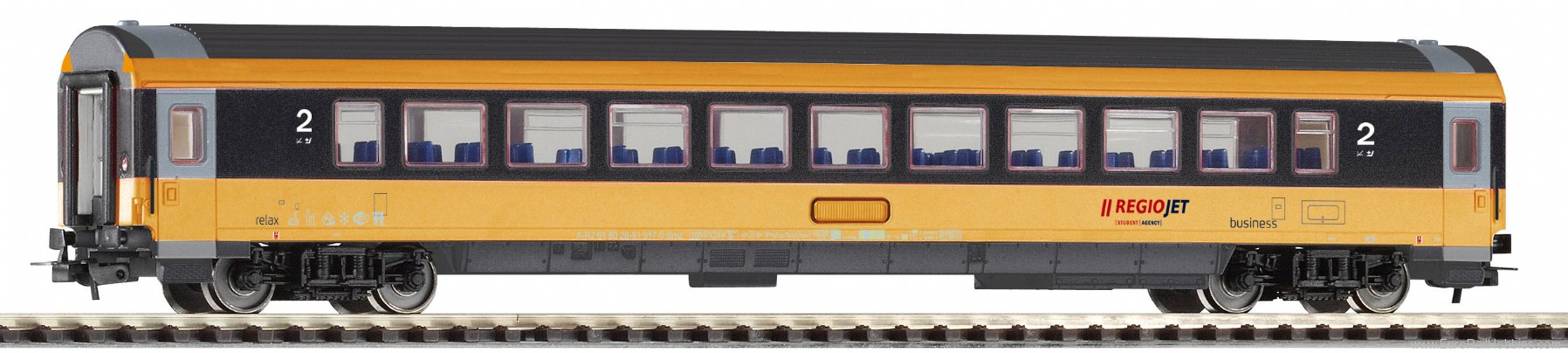 Piko 57647 IC Passenger Car Railjet, yellowÂ  (Piko Ho