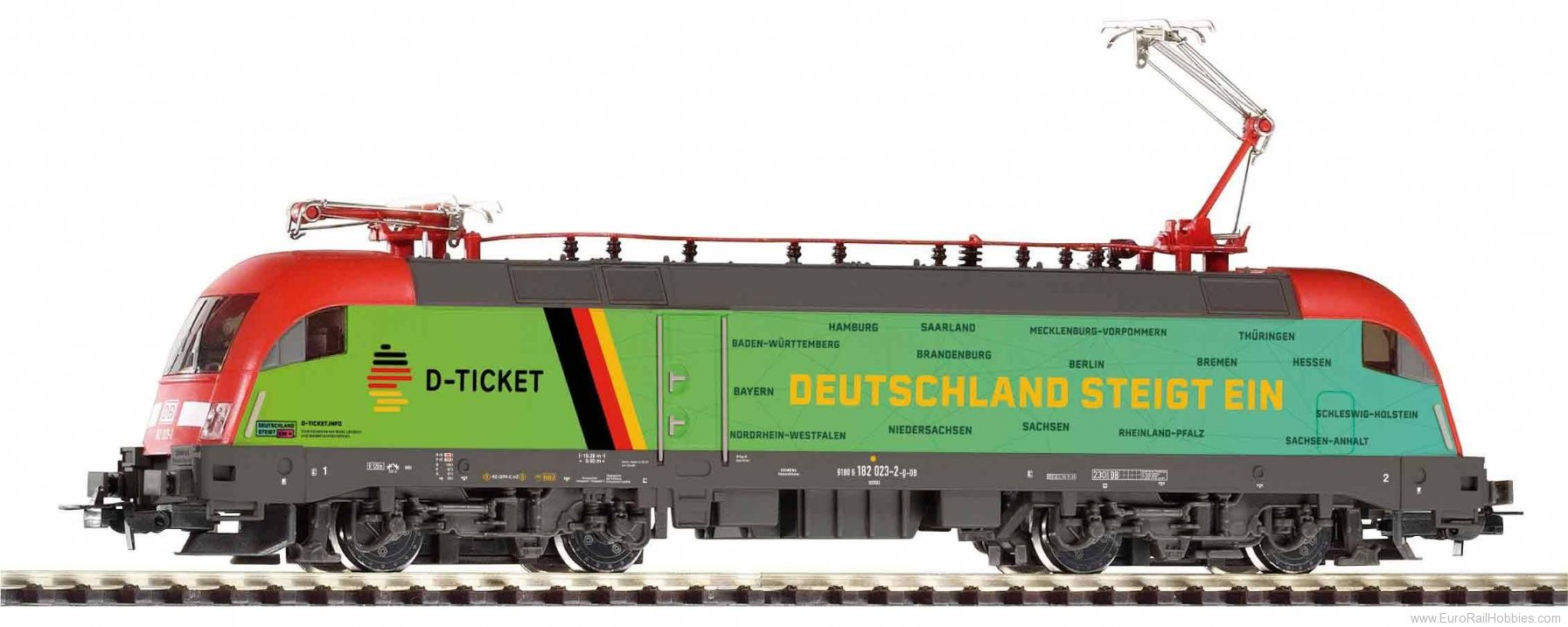 Piko 57827 Electric locomotive Taurus Germany ticket DB 