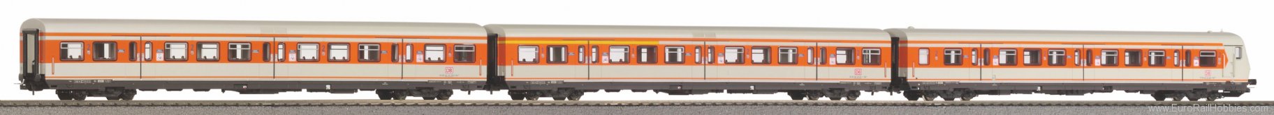 Piko 58226 3-Piece x-Wagen S-Bahn with Control Wagon DB 