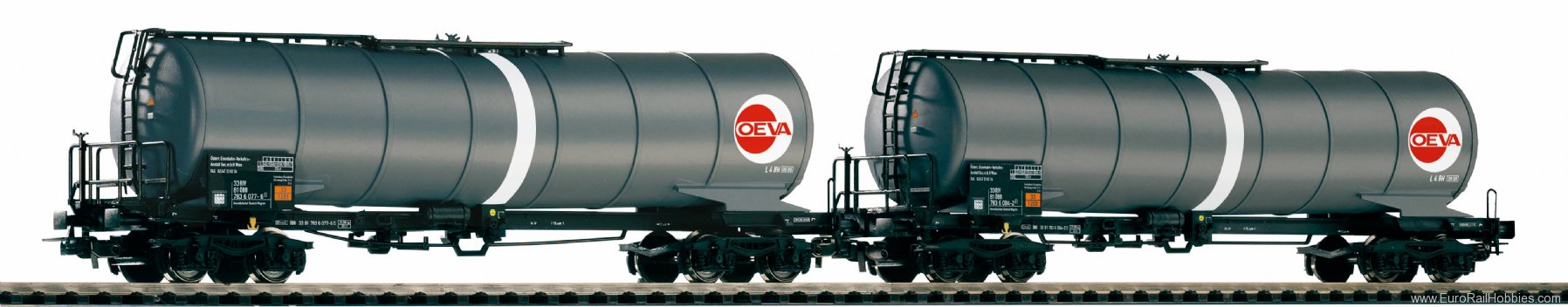 Piko 58228 2-Piece KnickTank Car OEVA ÃBB V (Piko Exp