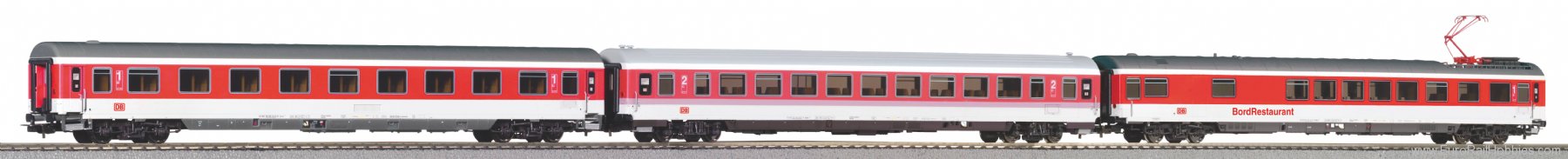 Piko 58248 Set of 3 passenger coaches IC 602 Gorch Fock 