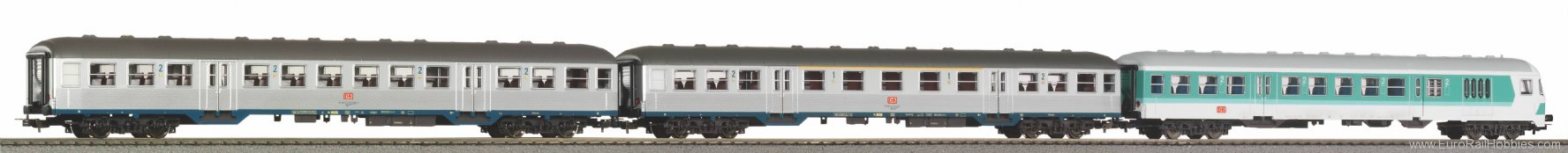 Piko 58250 Set of 3 passenger cars for local transport D