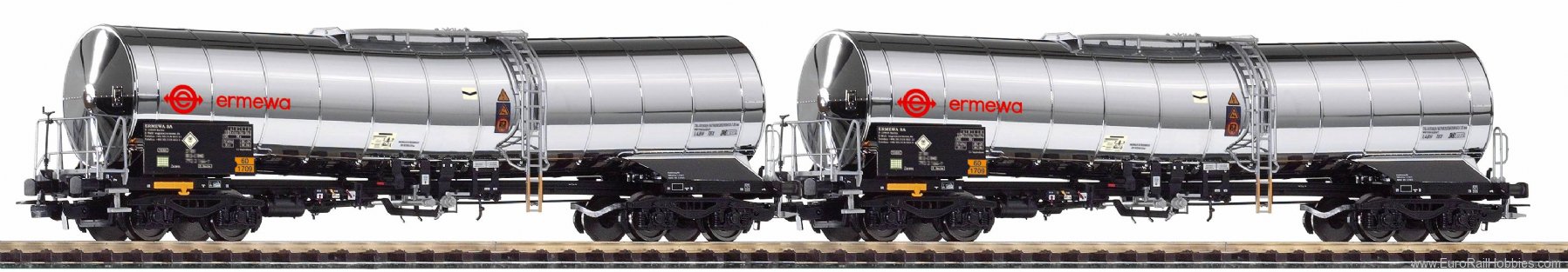 Piko 58253 Set of 2 chemical tank wagons ermewa VI (Piko