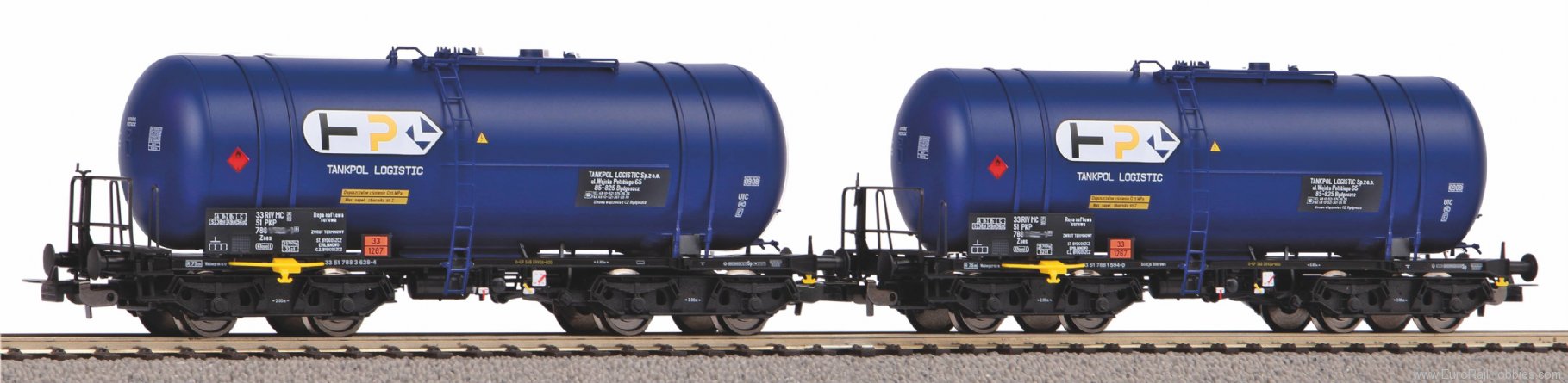 Piko 58263 Set of 2 tank wagons Set of 2 Kwg. Zaes (406R