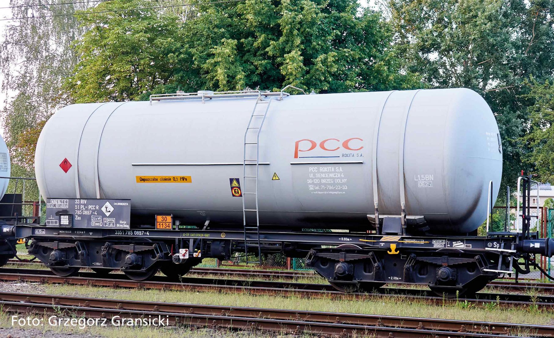 Piko 58283 Set of 2 tank cars 406Rb PCC VI (Piko Expert)
