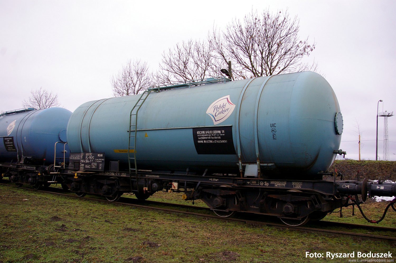 Piko 58459 PKP 406Rb 4 Axle Tank Car