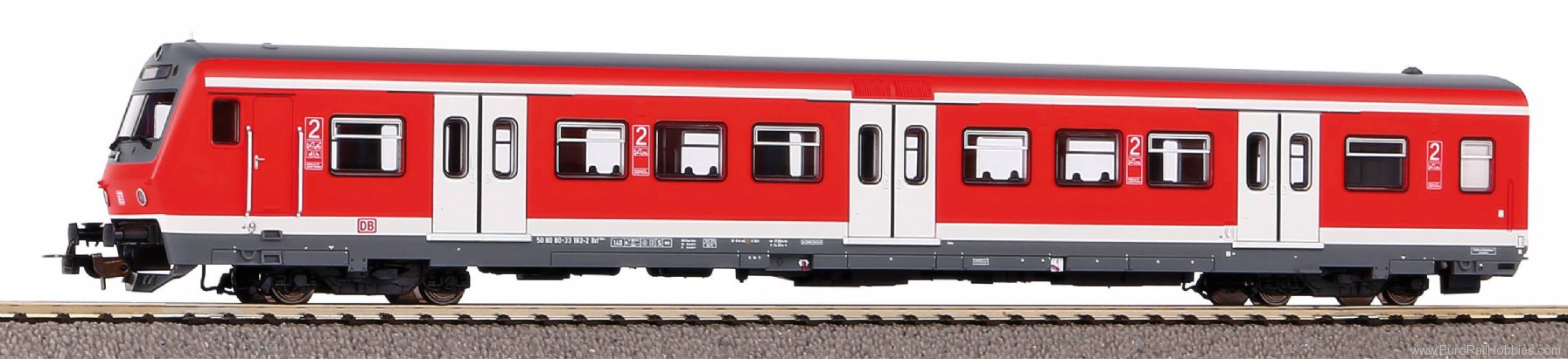 Piko 58506 x Cab car 2nd cl. DB AG V, traffic red (Piko 