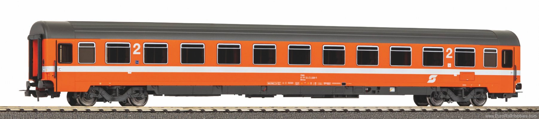 Piko 58544 Eurofima express train passenger car, 2nd cla