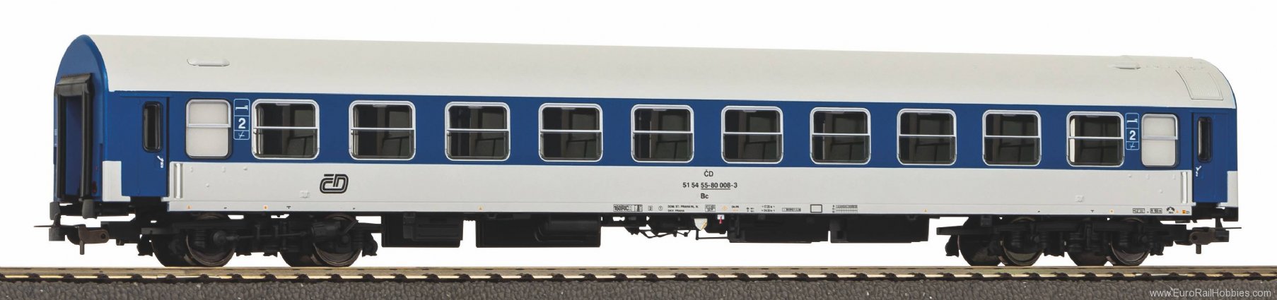 Piko 58557 Sleeper Y carriage 2nd class CD V (DC Piko Ex