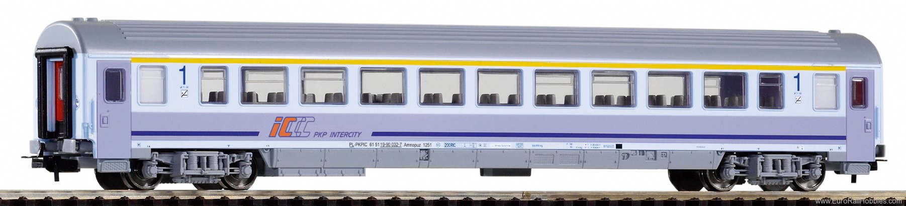 Piko 58663 IC Passenger car 1. Cl. PKP, Ep. VI (Piko Hob