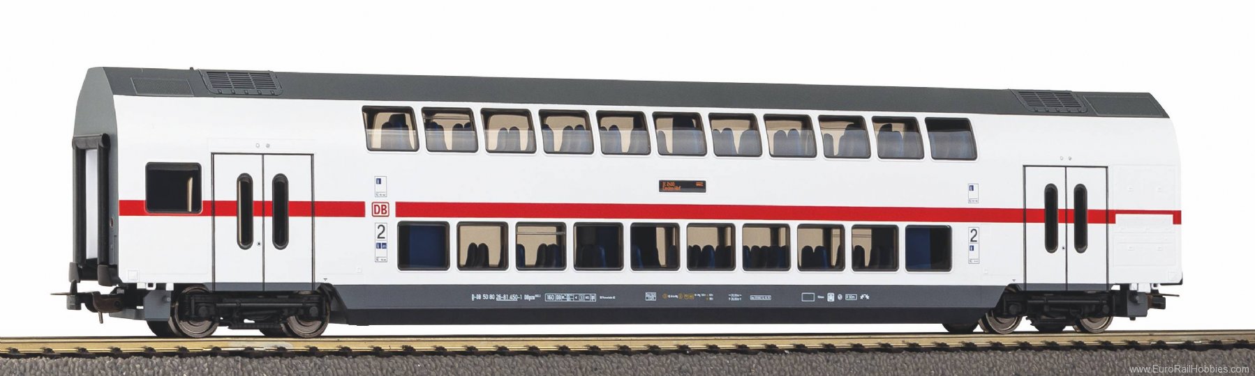 Piko 58801 IC 2 Double Deck Coach 2. Class (Piko Hobby)