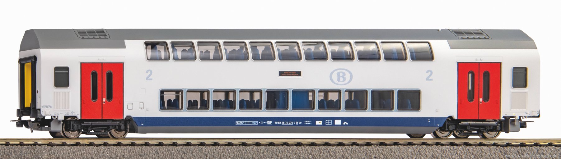 Piko 58812 2nd class double deck car SCNB VI (Piko Hobby