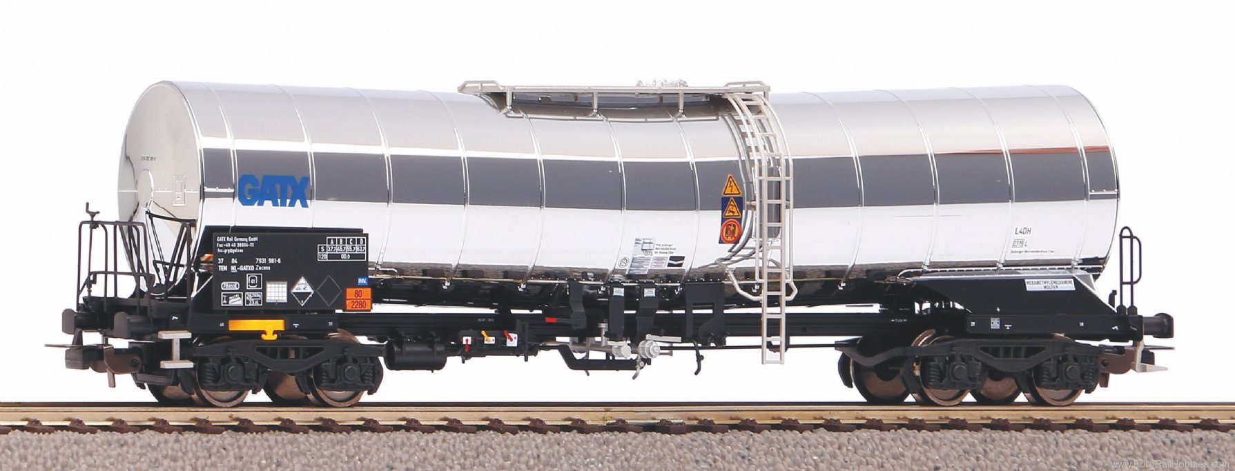 Piko 58978 ChemieTank Car GATX NL VI (Piko Expert)