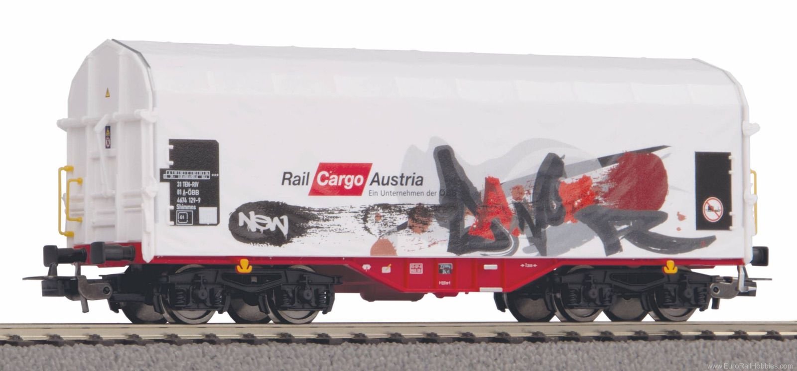 Piko 58982 Schiebeplanenwagen Rail Cargo Austria VI with