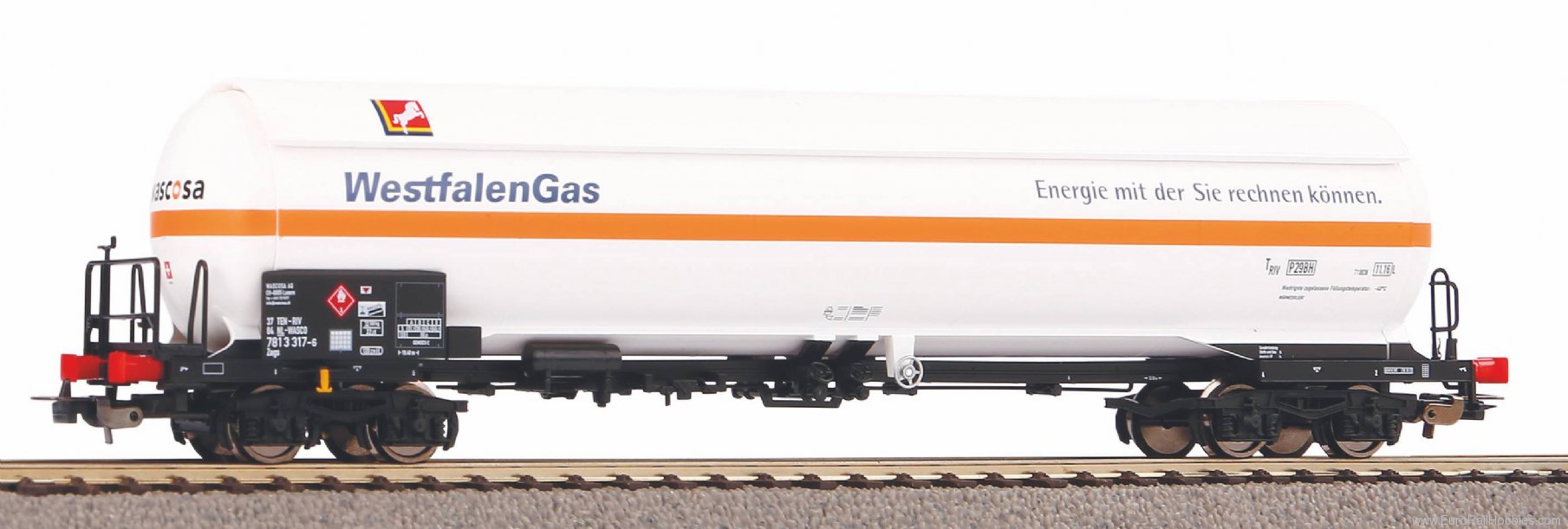 Piko 58989 Pressure gas tank car Westfalengas DB AG VI (