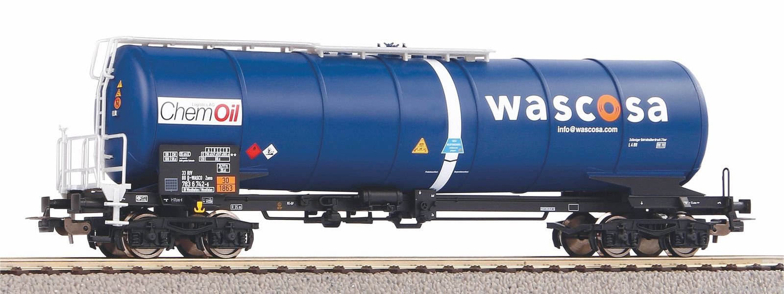 Piko 58993 Articulated tank wagon Zans ChemOil Wascosa V