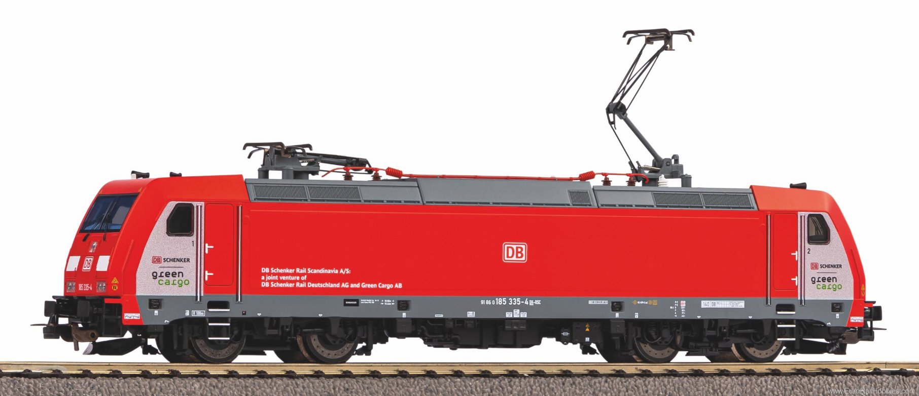 Piko 59067 Electric Locomotive 185.2 Green Cargo DB AG V