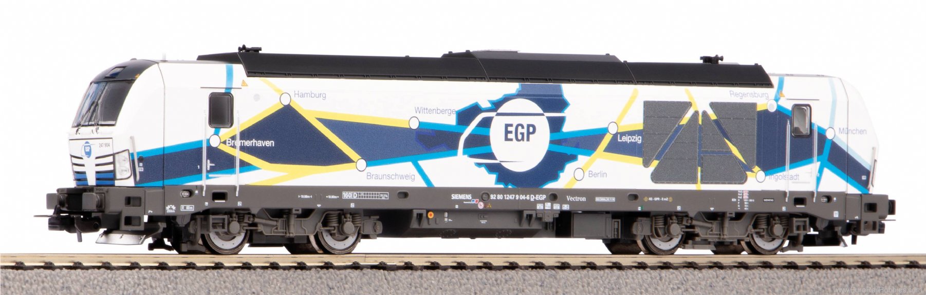 Piko 59121 Diesel Locomotive Vectron BR 247 EGP VI, (Dig