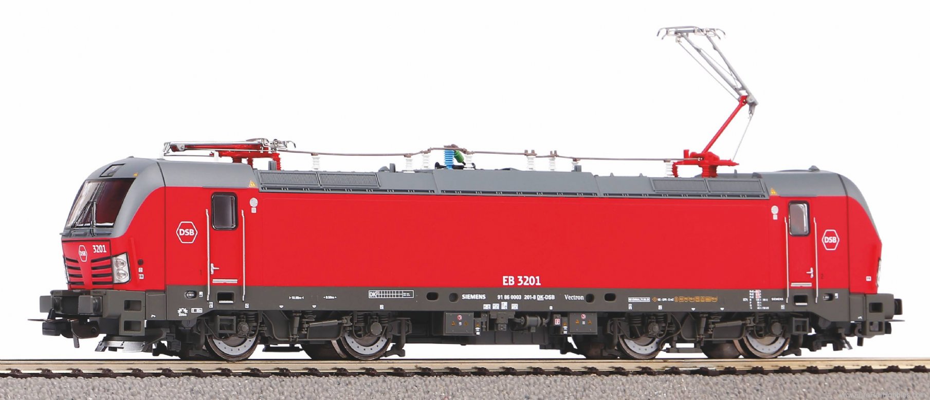 Piko 59392 Electric Locomotive Vectron EB 3200 DSB VI (M