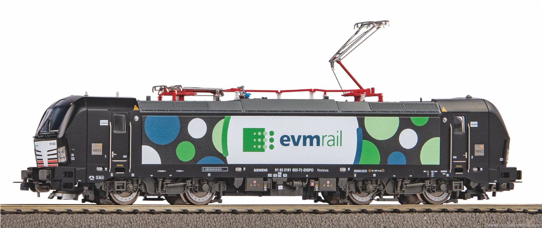 Piko 59398 Electric Locomotive Vectron E.191 EVM Rail VI