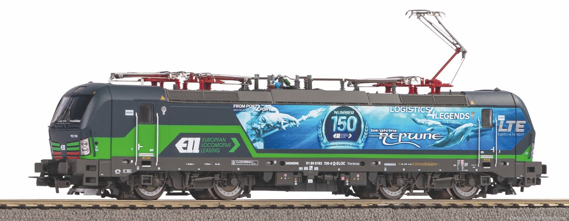 Piko 59733 Electric Locomotive Vectron LTE Neptunes VI (