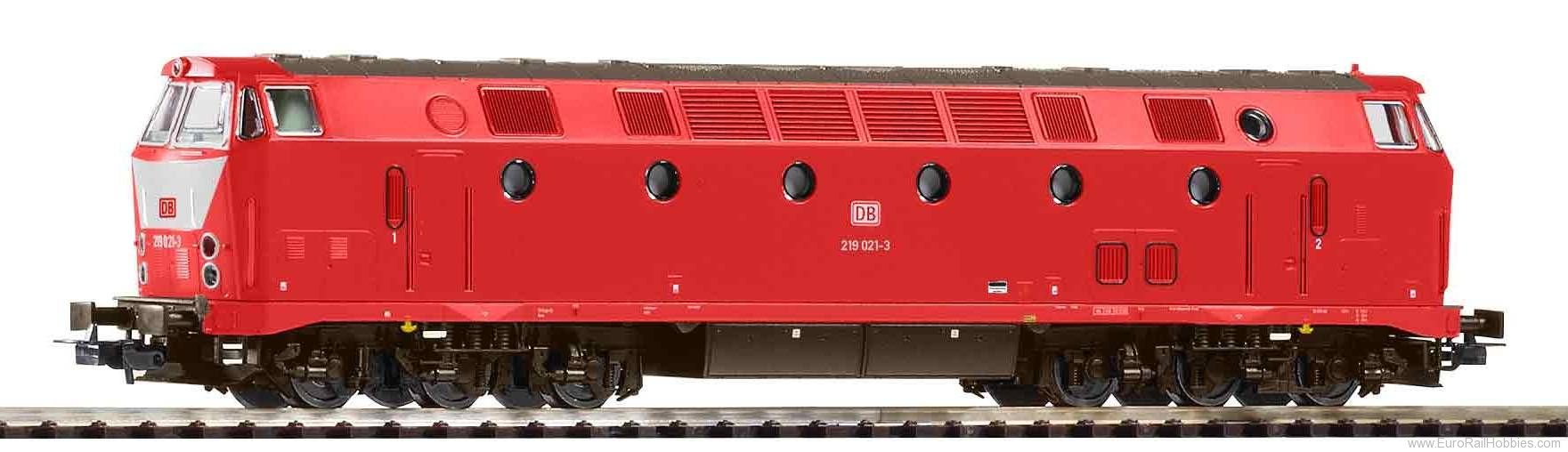 Piko 59843 Sound diesel locomotive BR 219 light at the t