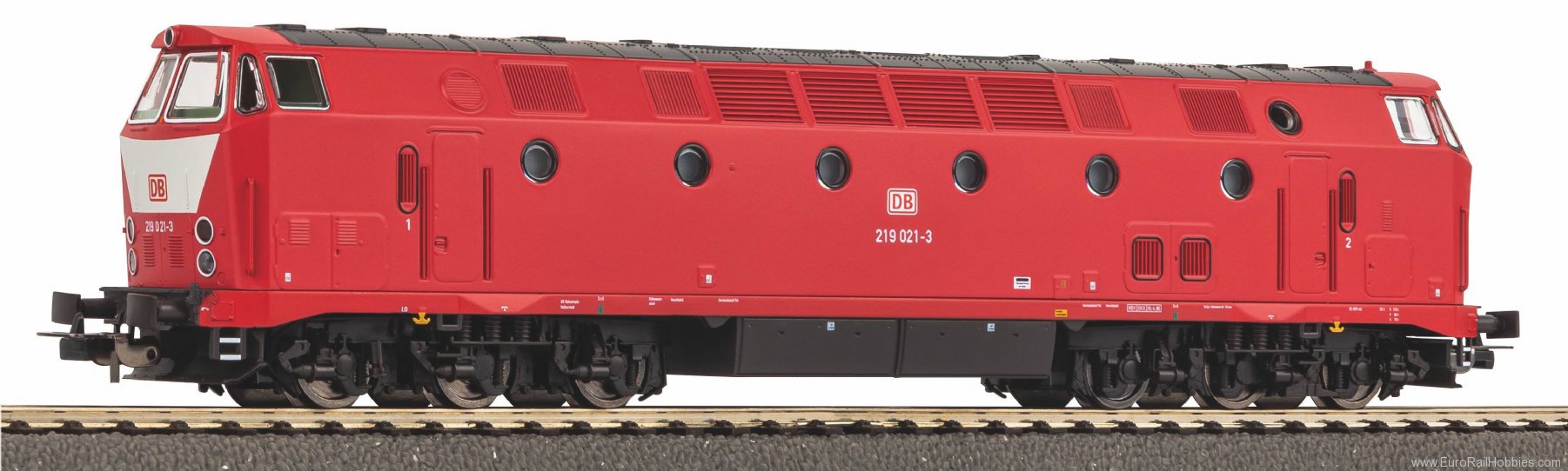 Piko 59843 Sound diesel locomotive BR 219 light at the t