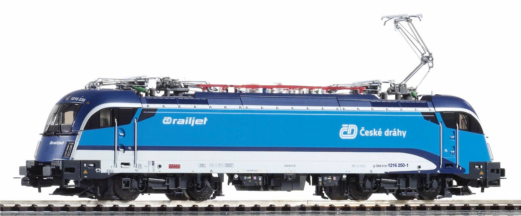 Piko 59844 Electric Locomotive Rh 1216 CD VI (Piko Exper