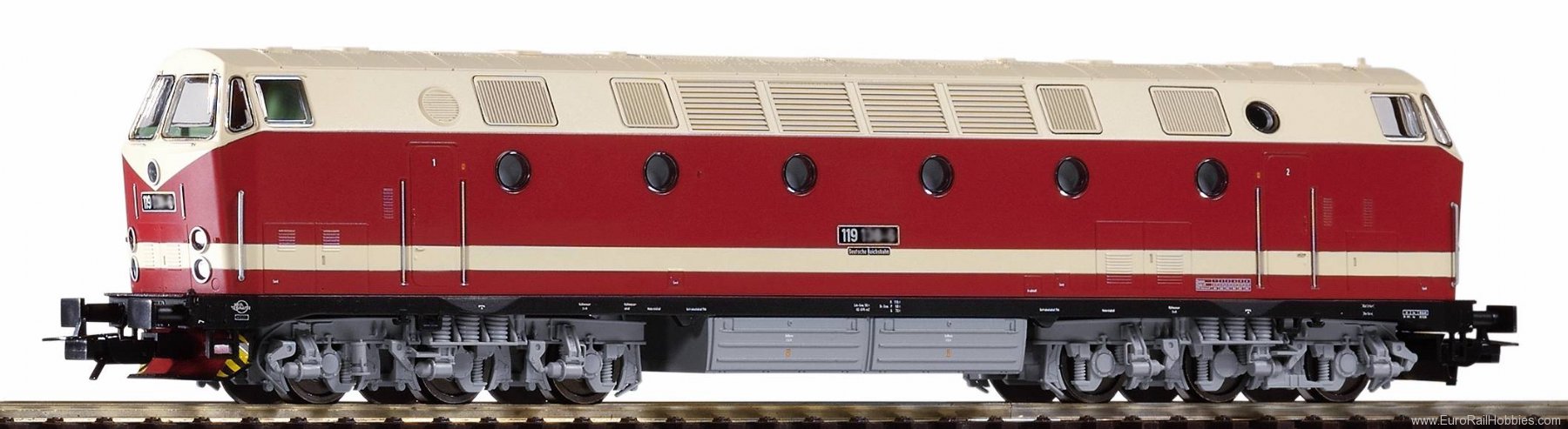Piko 59942 Diesel Locomotive BR 119 DR IV, headlight bel